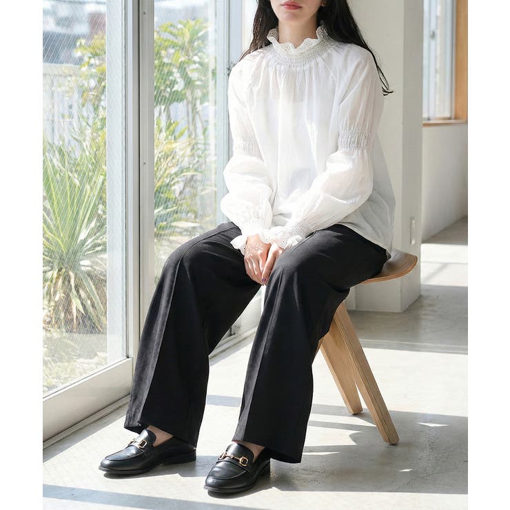 フリル レース ブラウス | Growing Rich | 詳細画像2 