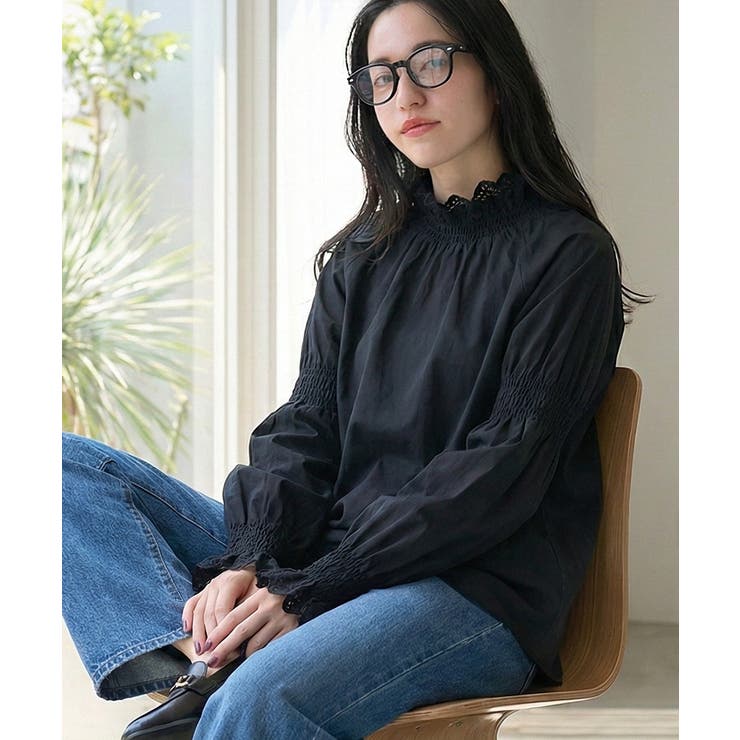 フリル レース ブラウス | Growing Rich | 詳細画像4 