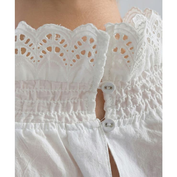 フリル レース ブラウス | Growing Rich | 詳細画像6 