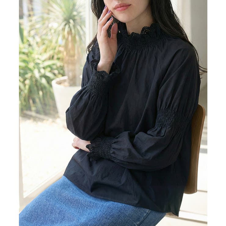 フリル レース ブラウス | Growing Rich | 詳細画像10 