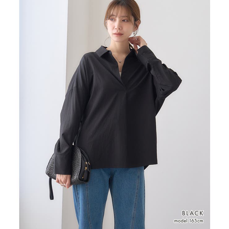 【GROWING RICH】オーバーサイズ スキッパーシャツ[251207] | Growing Rich | 詳細画像4 