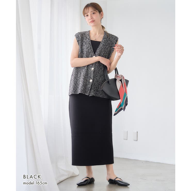 【GROWING RICH】ツイード風MIXスラブベスト[260117] | Growing Rich | 詳細画像2 