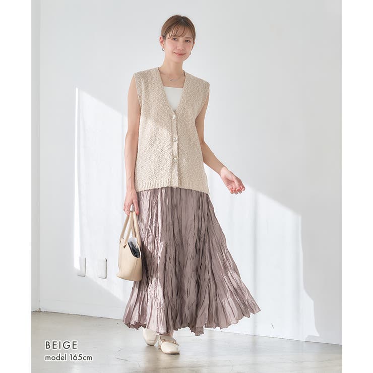 【GROWING RICH】ツイード風MIXスラブベスト[260117] | Growing Rich | 詳細画像10 