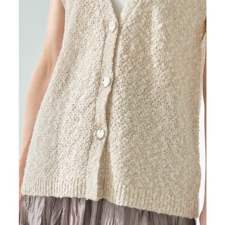 【GROWING RICH】ツイード風MIXスラブベスト[260117] | Growing Rich | 詳細画像13 