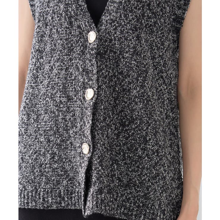 【GROWING RICH】ツイード風MIXスラブベスト[260117] | Growing Rich | 詳細画像5 