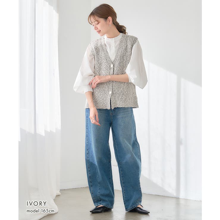 【GROWING RICH】ツイード風MIXスラブベスト[260117] | Growing Rich | 詳細画像7 