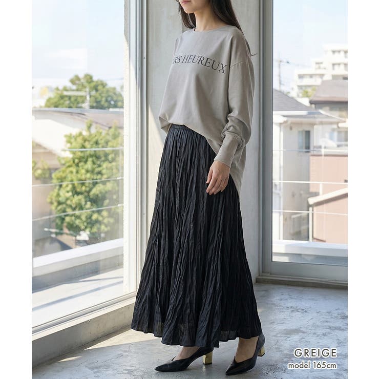 さらテロ 長袖ロゴ ブラウスプルオーバー[260208] | Growing Rich | 詳細画像3 