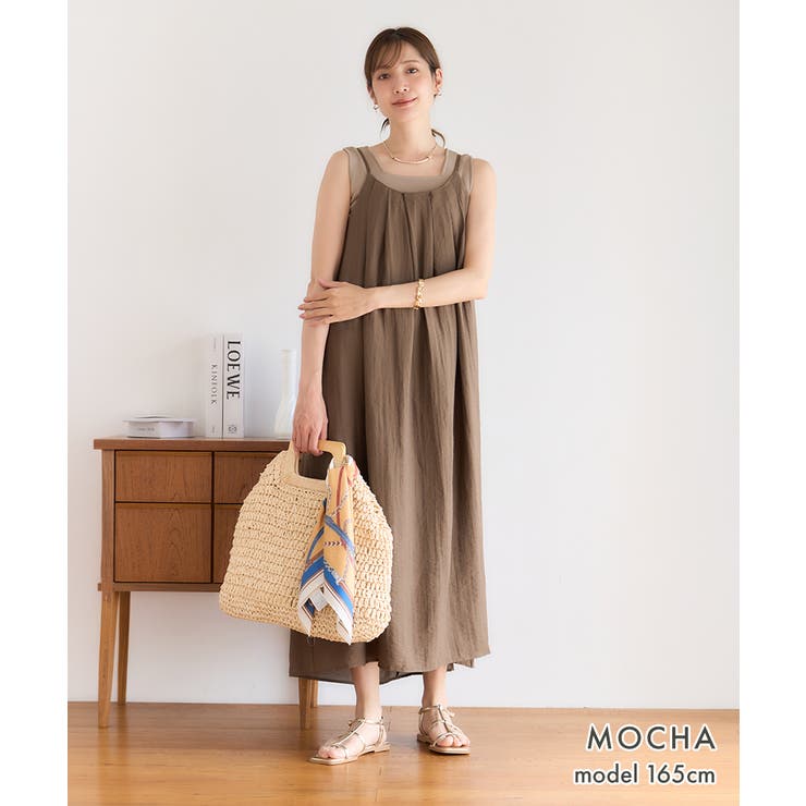キャミワンピース ロング “大人の抜け感着痩せ見叶う” | Growing Rich | 詳細画像8 
