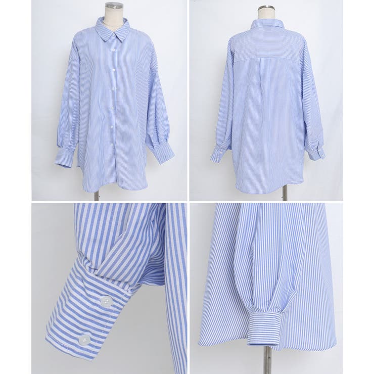 ストライプシャツ シャツ ストライプ | Growing Rich | 詳細画像20 
