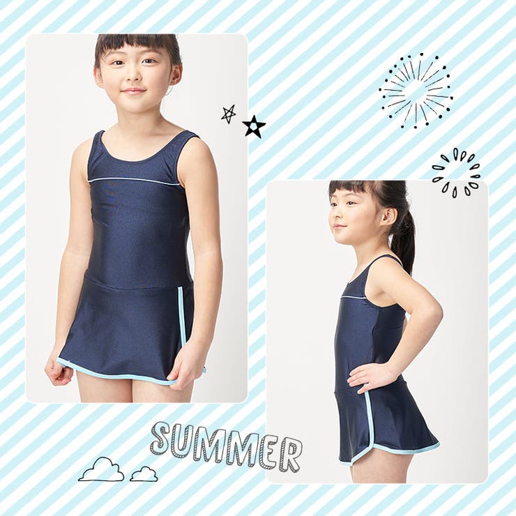 スクール水着 女の子 スカート 品番 Grct Dear Cologne Kids ディアコロンキッズ のキッズファッション通販 Shoplist ショップリスト