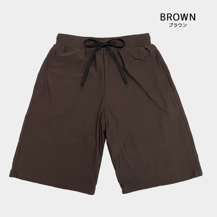 ブラウン | のびのび履きやすい！ インナーがくっついた サーフパンツ | DEAR COLOGNE