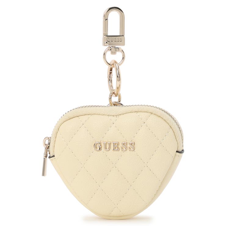 YEL | [GUESS] HEART Pouch Keychain | GUESS【WOMEN】