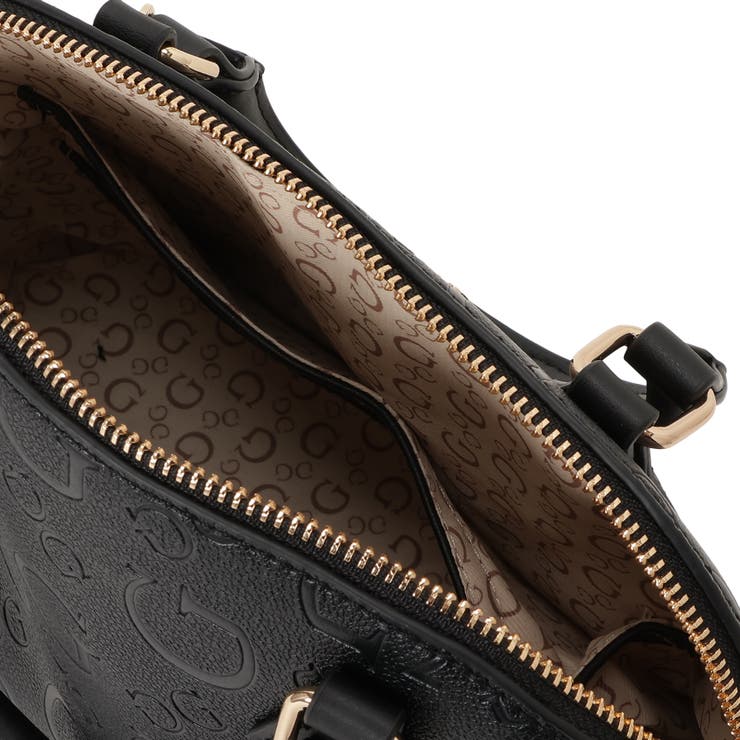 GUESS U.S.A ブラック ミニ クラックル バッグ クラック加工レザー GUESS U.S.A ブラック ミニ クラックル バッグ クラック加工レザー