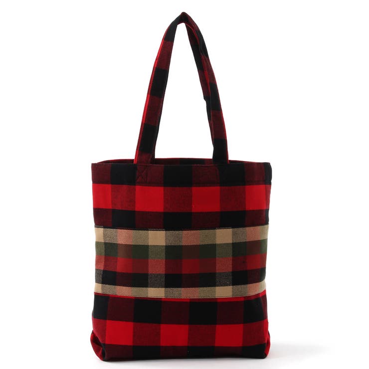 GUESS] LOGO MULTI BLOCK CHECK TOTE BAG[品番：GUEW0004219]｜GUESS 