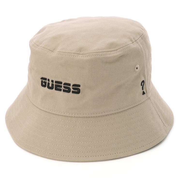 BEG | [GUESS] Logo Bucket Hat | GUESS【MEN】