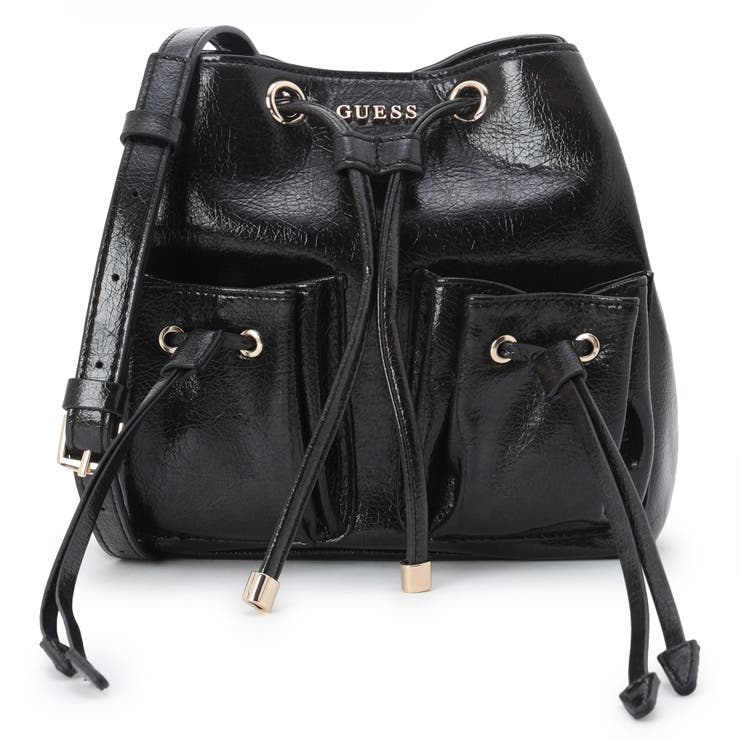 BLA | [GUESS] THEODORA Drawstring Bucket Bag | GUESS【WOMEN】