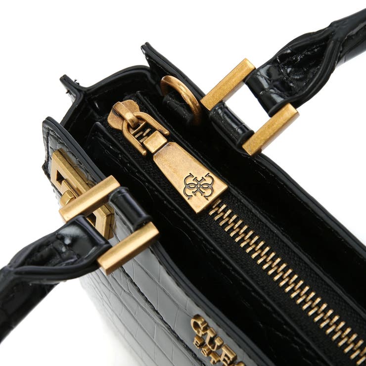 GUESS ゲス Katey Perf ハンドバッグ GUESS] KATEY CROC Mini Satchel[品番：GUEW0007049]｜GUESS