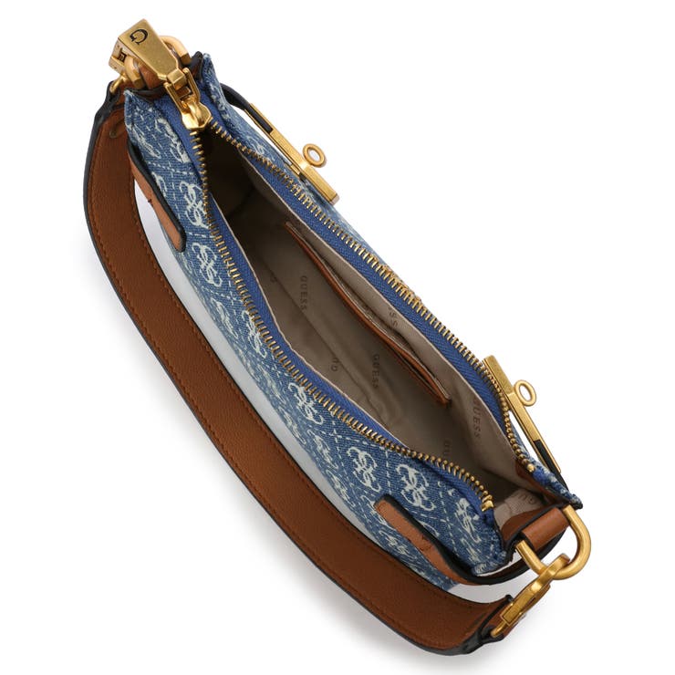 GUESS] ZADIE LOGO Top Zip Shoulder Bag[品番：GUEW0007150