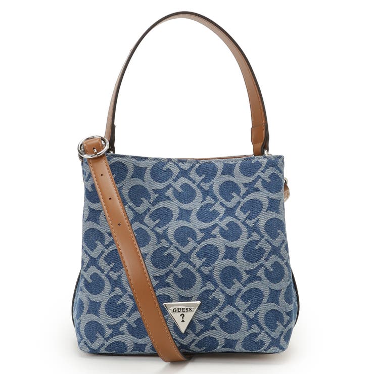 DEN | [GUESS] WELLS Crossbody Bucket | GUESS【WOMEN】