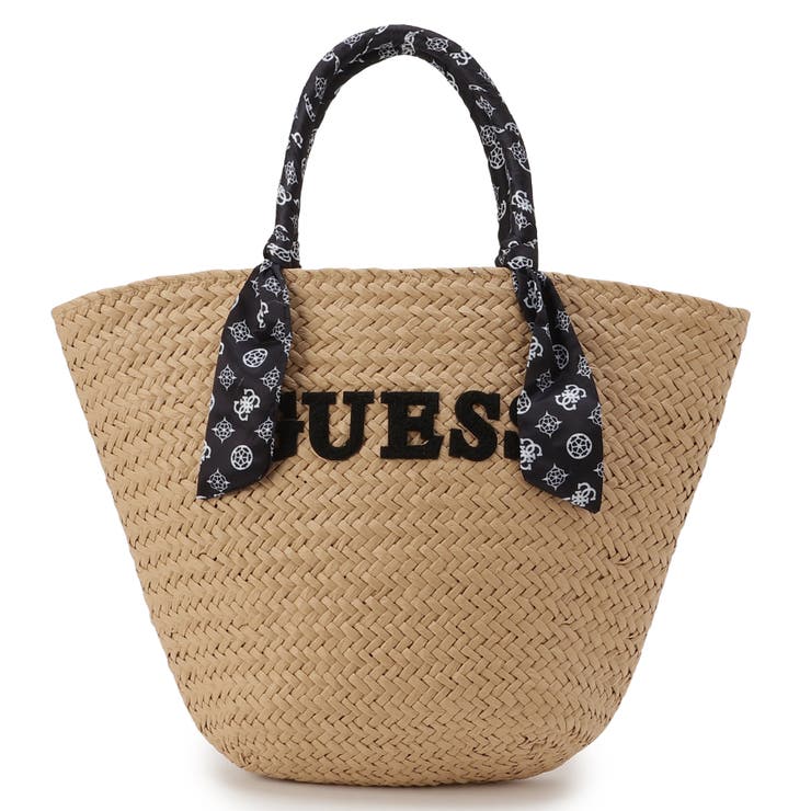 PJ1B | [GUESS] BEACH Straw Bag かごバッグ | GUESS【WOMEN】