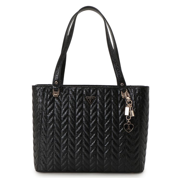 BLA | [GUESS] STACEY Noel Tote | GUESS【WOMEN】