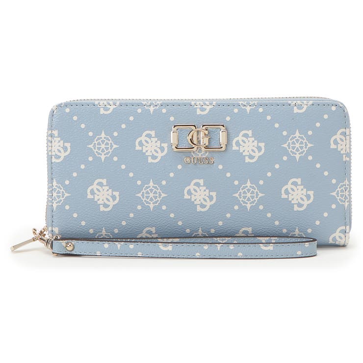 LUL | [GUESS] EMELIE Logo Large Zip Around | GUESS【WOMEN】