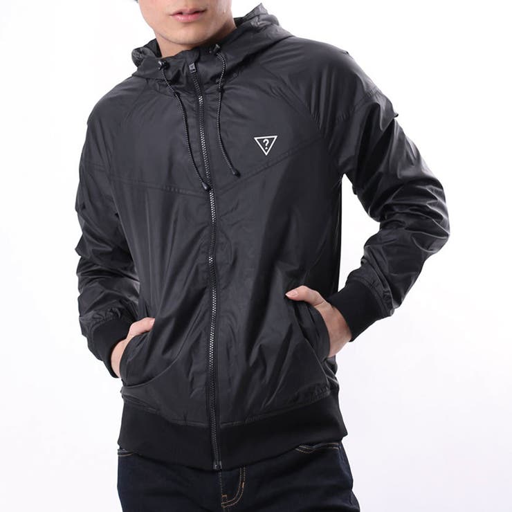 guess windbreaker black