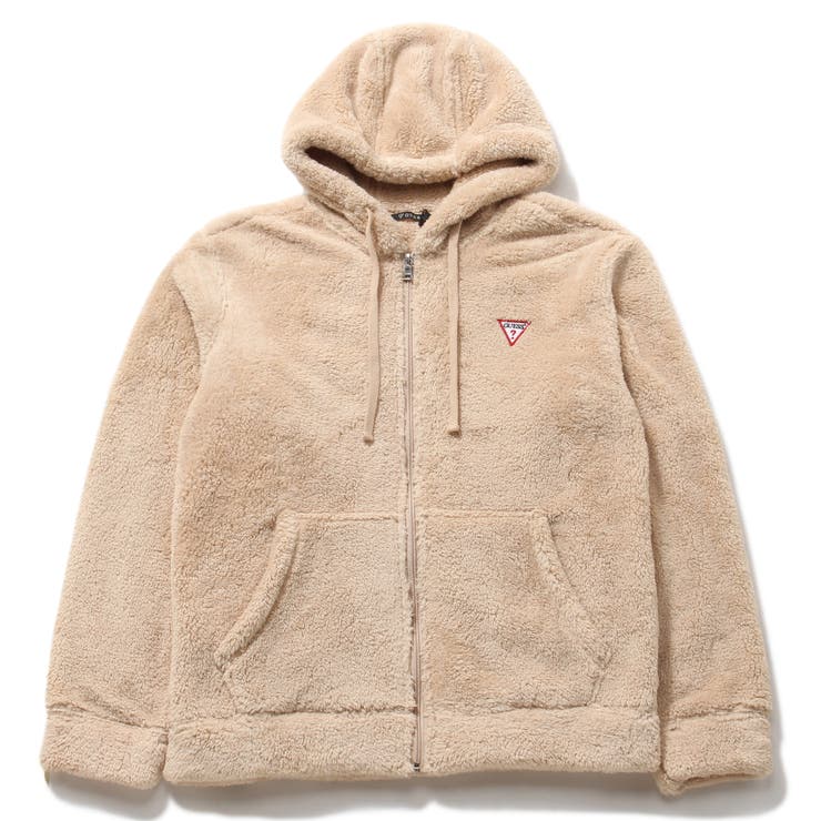 GUESS BOA 人気の新作 FLEECE HOODED パーカー 新年の贈り物 ZIP PARKA UP
