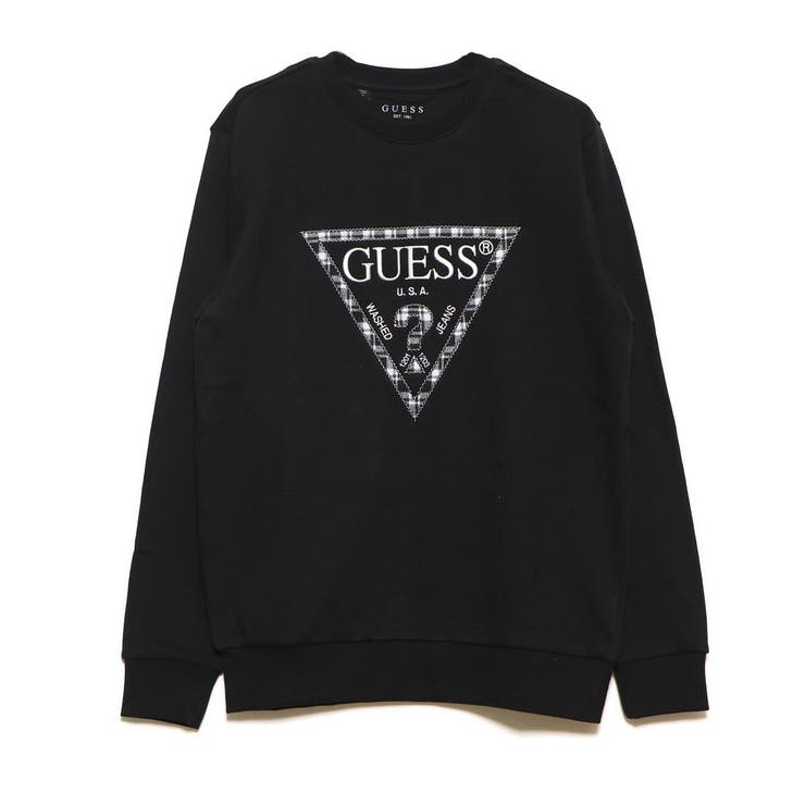 GUESS] CHECK TRIANGLE LOGO SWEAT[品番：GUEW0004133]｜GUESS