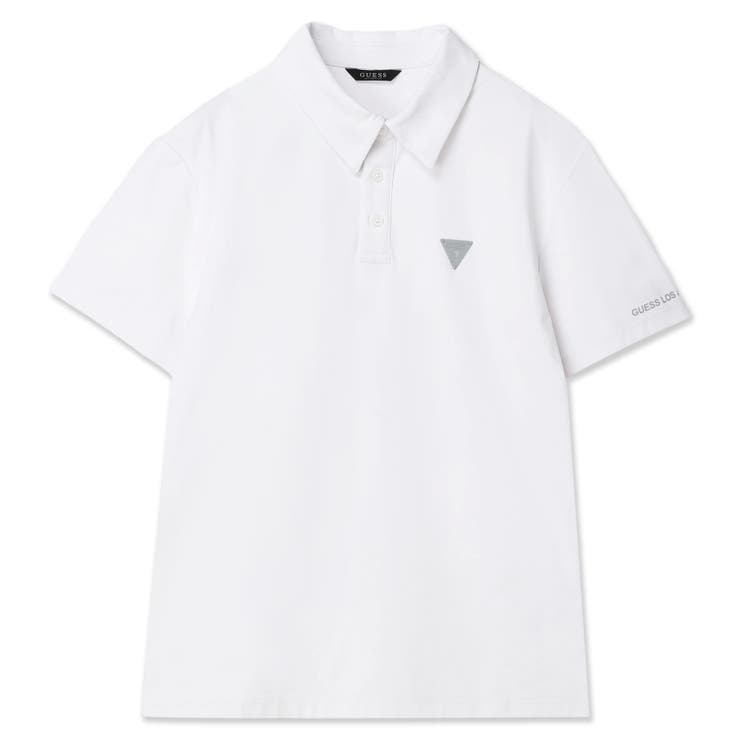 WHT】[GUESS] Logo Polo Shirt[品番：GUEW0008401]｜GUESS【MEN】（ゲス）のメンズ ファッション通販｜SHOPLIST（ショップリスト）