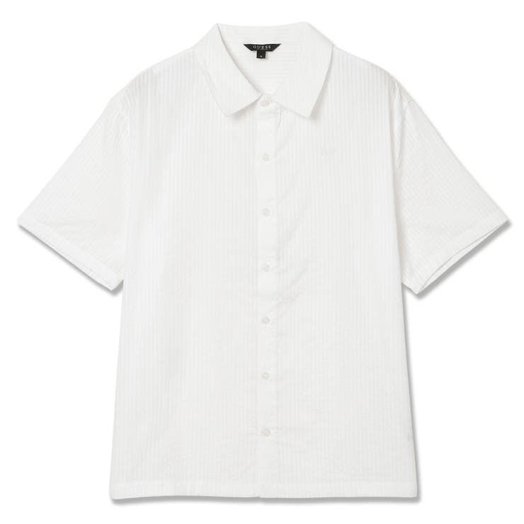 WHT | [GUESS] MENS Woven Shirt | GUESS【MEN】