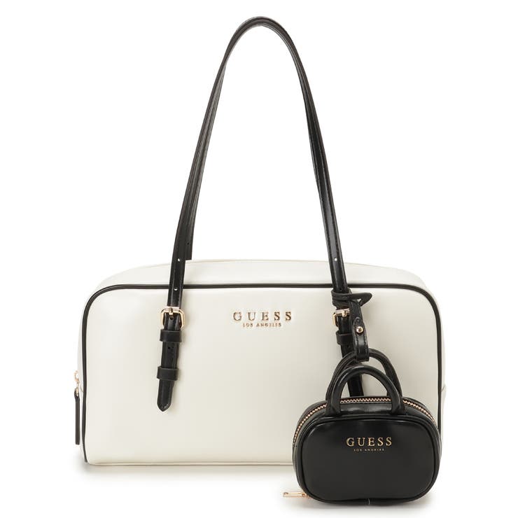 CUU | [GUESS] JUSTINA Shoulder Satchel | GUESS【WOMEN】