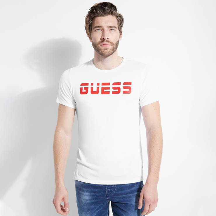 guess men's crew neck