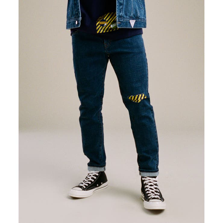 guess generations コラボ デニム ジーンズ 29（LOGO DENIM PANTS[品番 