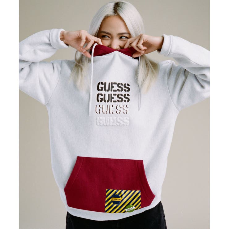 LOGO HOODED PULLOVER[品番：GUEW0004753]｜GUESS【WOMEN】（ゲス）の