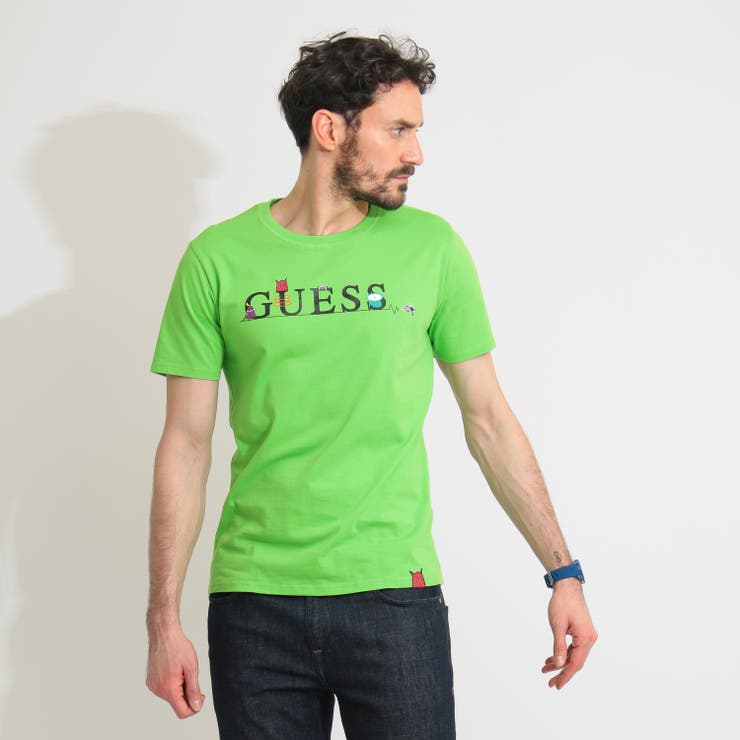 Guess Monster Guess Logo Tee 品番 Guew Guess Men ゲス のメンズファッション通販 Shoplist ショップリスト