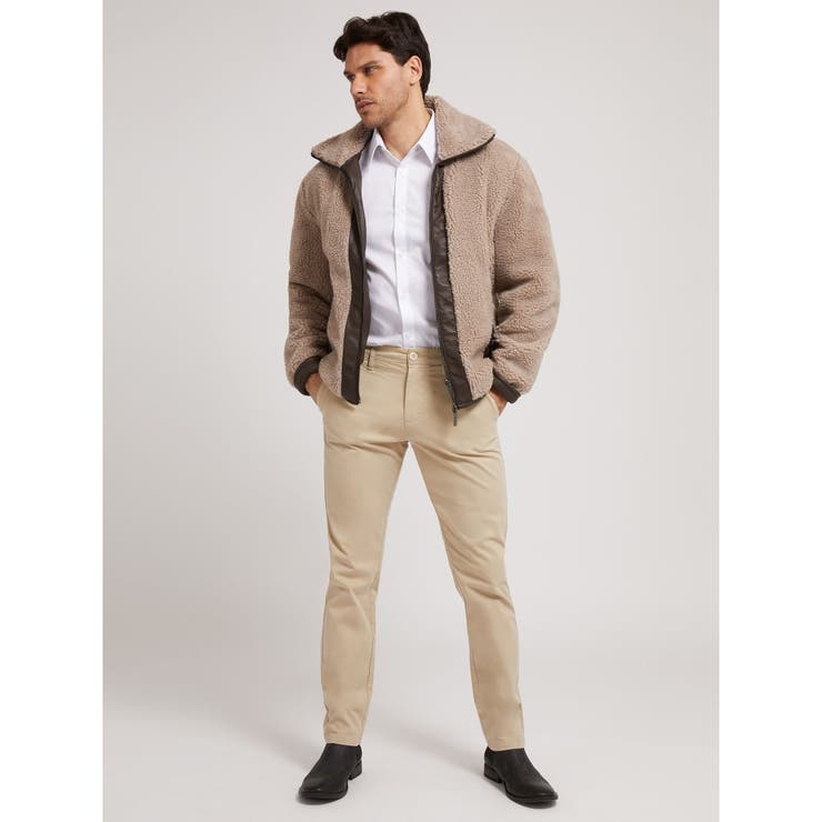 zara men shearling