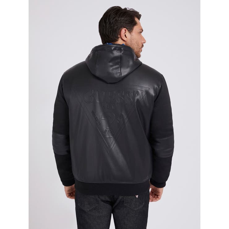 [GUESS] Downtown Branded Bomber Jacket