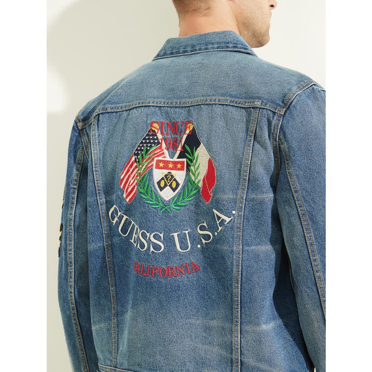 【新品、未使用】GUESS DILLON JACKET ゲス デニムジャケット GUESS Originals Cropped Carpenter Jacket アウター デニム