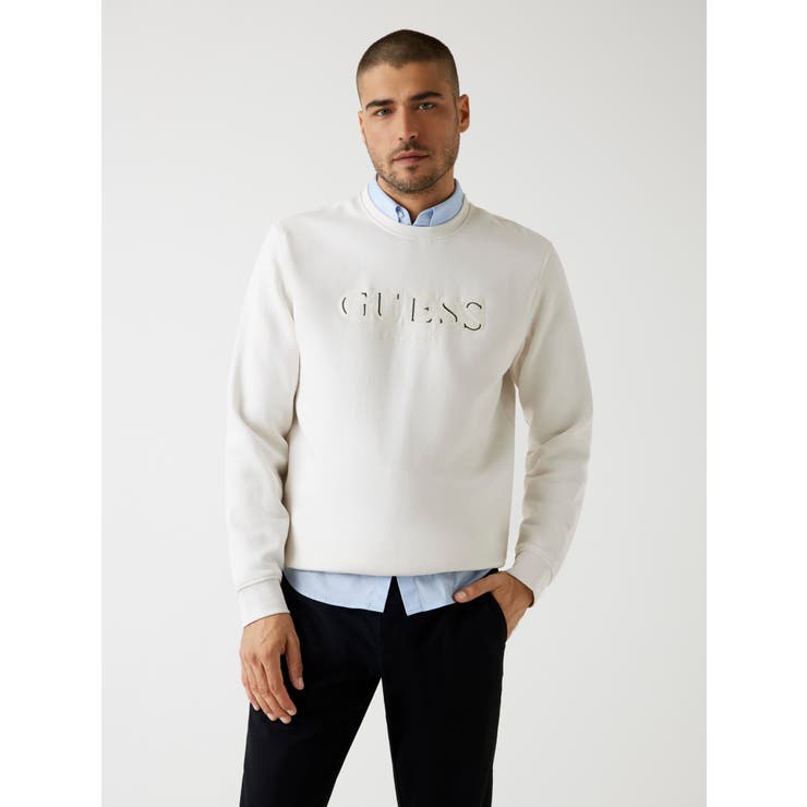 G018 | [GUESS] Crew Neck | GUESS【MEN】