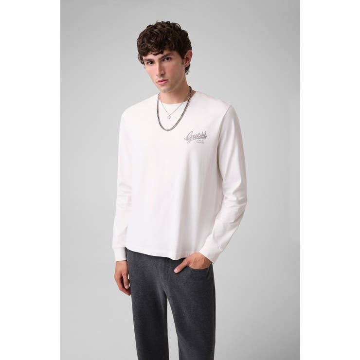 G046 | [GUESS] GUESS JEANS Jean Co. LS Tee | GUESS【MEN】