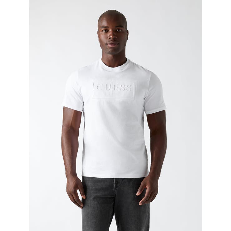 [GUESS] BOX Logo Embossed Tee | GUESS【MEN】 | 詳細画像1 