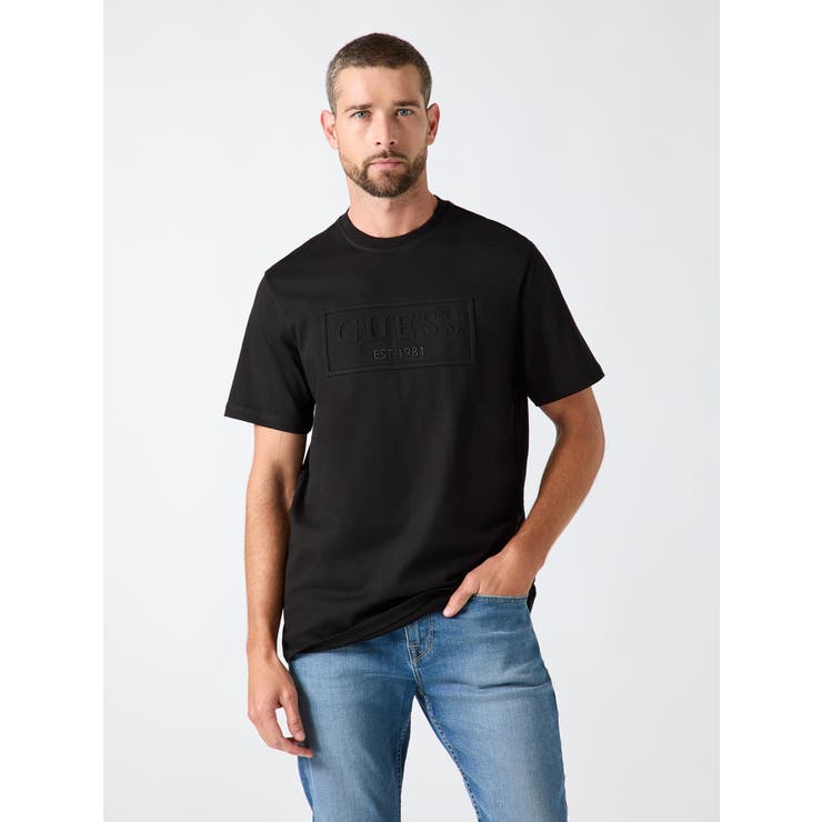 [GUESS] BOX Logo Embossed Tee | GUESS【MEN】 | 詳細画像5 
