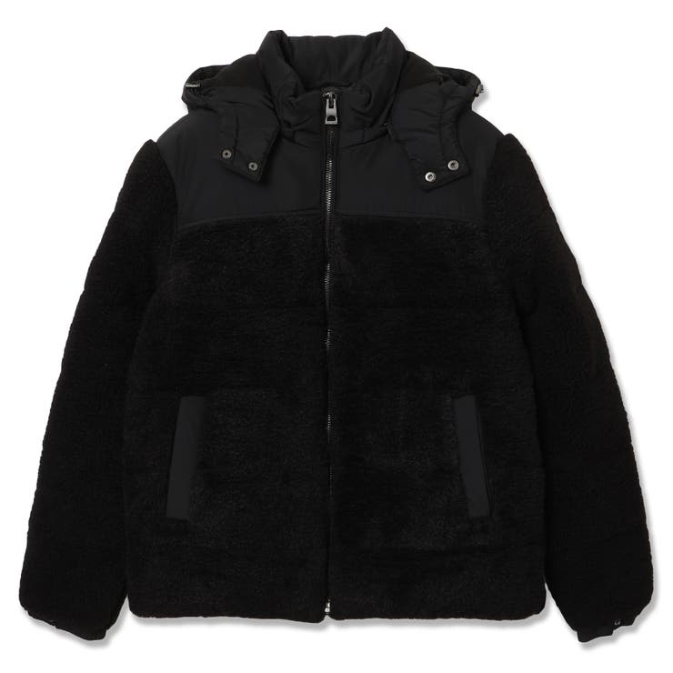 JBLK | [GUESS] SHEARLING Puffer | GUESS【MEN】