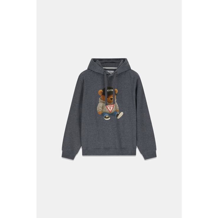 [GUESS] TEDDY Bear Melange Hoodie | GUESS【MEN】 | 詳細画像5 