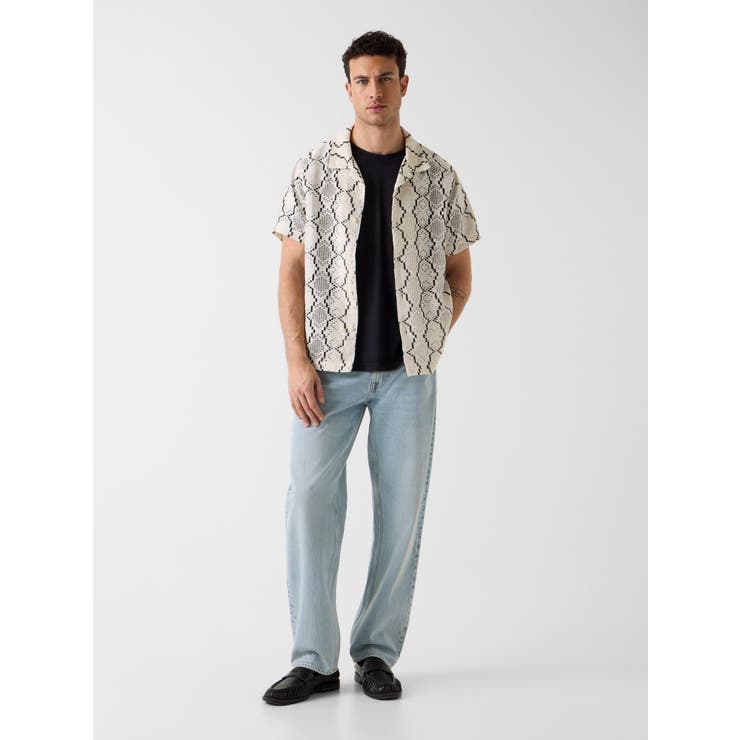 [GUESS]CARTER Geo Crochet Shirt シャツ | GUESS【MEN】 | 詳細画像1 