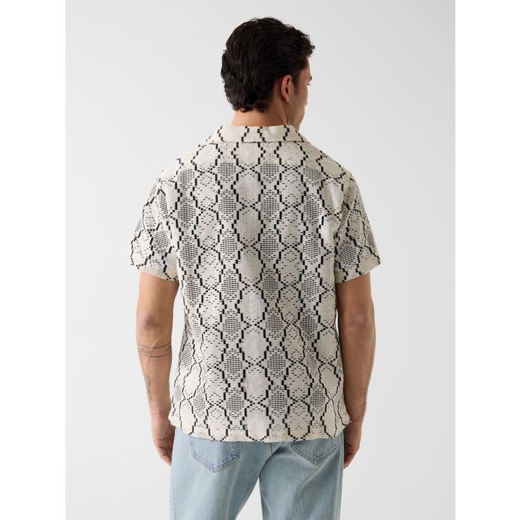 [GUESS]CARTER Geo Crochet Shirt シャツ | GUESS【MEN】 | 詳細画像2 