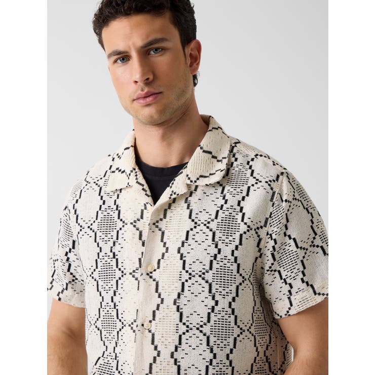 [GUESS]CARTER Geo Crochet Shirt シャツ | GUESS【MEN】 | 詳細画像3 