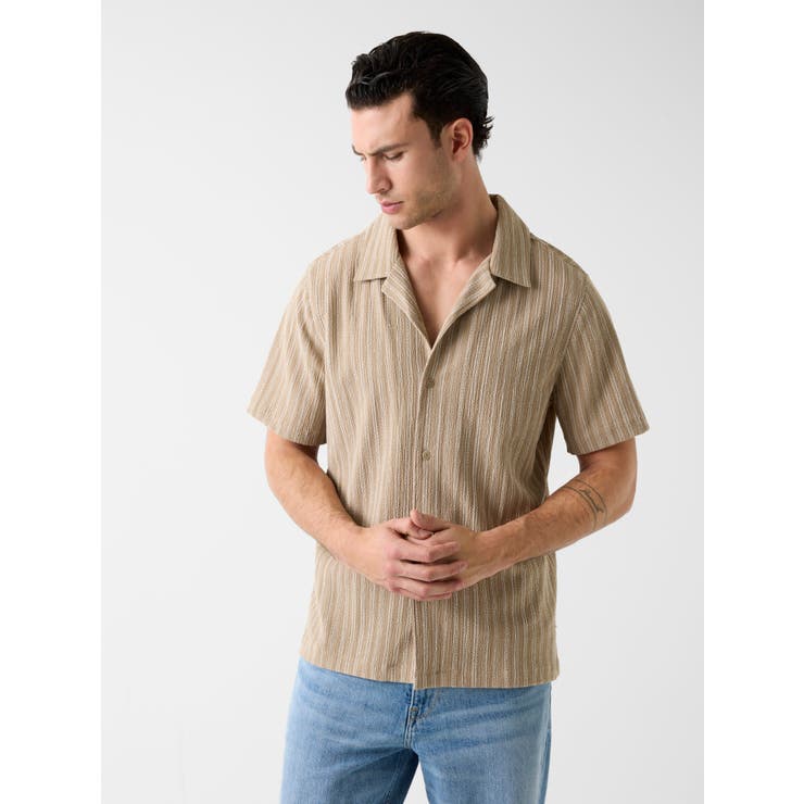 [GUESS] RESORT Textured Shirt シャツ 半袖 | GUESS【MEN】 | 詳細画像2 