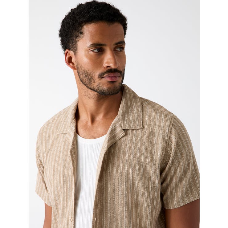 [GUESS] RESORT Textured Shirt シャツ 半袖 | GUESS【MEN】 | 詳細画像5 